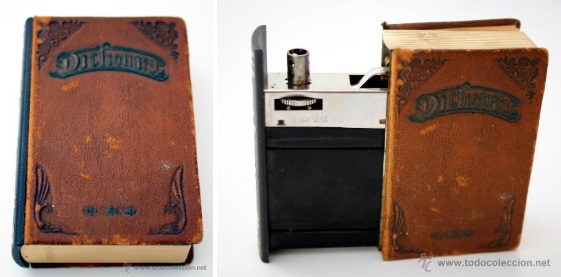 Mechero de gas con forma de libro